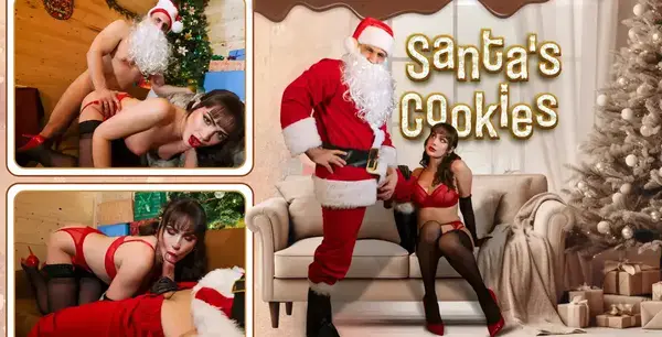 Hot trans Rana Katana sex with Santa Claus